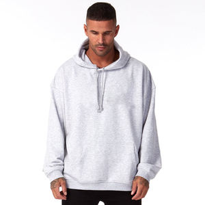 MOVATEXTILES Basics Sweat à capuche thermique de qualité supérieure avec logo personnalisé surdimensionné Sweat à capuche blanc avec impression 3d pour hommes - Product Image 5