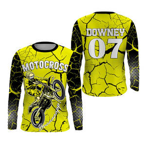 Maillots de moto et de VTT imprimés de haute qualité pour la vente en gros – Design jersey pour le cyclisme et le motocross - Product Image 5