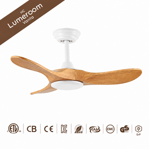 36 Inch <b>Ceiling</b> <b>Fan</b> Without Light, 3 Solid Wood Blades, Downrod Mount, Reversible DC Motor with <b>Remote</b> <b>Control</b> for Bedroom - Product Image 6