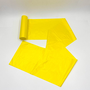 Logo personnalisé HDPE C-Fold Sac poubelle Grande doublure portable à usage intensif en PET recyclé pour le stockage et l'emballage des ordures culinaires - Product Image 5