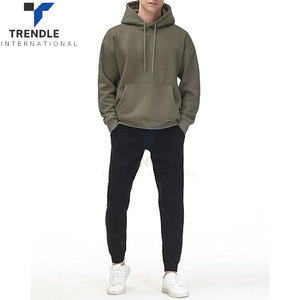 Sudadera con Capucha de Forro Polar para Hombre, Corte Regular, Ultra Suave, 100% Algodón, Bolsillos Bordados, Ropa Casual de Invierno, Estilo Relajado Urbano - Product Image 5