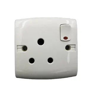 JN Export to Middle East style South Africa big ternary socket 16A one position switch with light