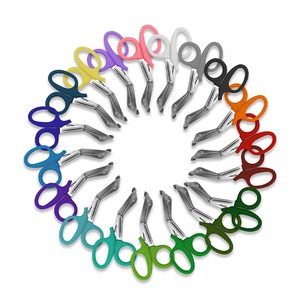 20 Tijeras de Trauma EMT Multicolores de Acero Inoxidable, Tijeras Médicas Duraderas y Afiladas - Product Image 1