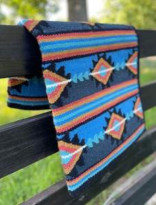 Couverture de selle occidentale en laine faite à la main de qualité supérieure Tapis d'équitation durable Couverture équestre personnalisée Produit de vente chaude Inde - Product Image 2