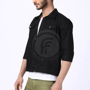 Chaqueta de invierno vaquera de algodón 100% hecha a medida para hombre, el último diseño a un precio inmejorable - Product Image 2