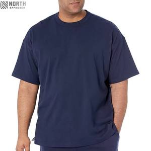 Oem nueva llegada logotipo personalizado 100% algodón en blanco Splash-tinta desgastado Vintage cuello redondo impreso ajuste suelto lavado ácido camiseta para hombres - Product Image 4