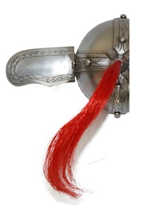 Antique Imitation Médiévale Mini Romain Centurion Armure En Acier Poli À La Main Divers Casque UV Imprimé Home Office Cadeau Décoratif - Product Image 3