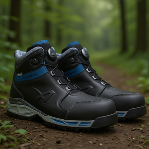 Calzado de Seguridad TOFANE Negro QL CTX MID Talla 42 Negro/Azul S3 EN20345 - Product Image 3
