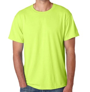 Vente en gros 100% pur coton vierge coupe régulière t-shirt 160g 180g poids standard logo 3d personnalisé hommes bouffée impression t-shirt uni - Product Image 1