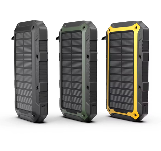 20000mAh 3-in-1 Wireless Solar Power Bank Fast Charging Portable Charger Gift Set