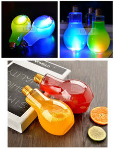 Bouteilles de jus en plastique PET transparent jetables de 8 oz, 12 oz, 16 oz, avec bouchon à vis pour l'impression d'écran, pour les grossistes en boissons - Product Image 4