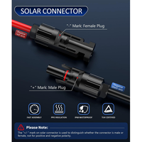 Connecteur de panneau solaire répartiteur de câble d'extension 4-en-1 pour connecteur Anderson adaptateur DC 8mm 5.5mm connecteur femelle XT60