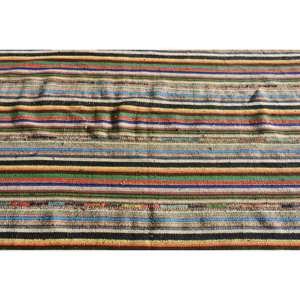 Alfombra moderna de lana Beige, diseño de retales turcos de 4,4X7,3 pies para decoración para sala de estar, tamaño 9x12 con respaldo de látex para pasillo - Product Image 4