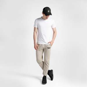 Camiseta Ajustada Heritage Streetwear 100% Algodón 300gsm Lavado Ácido Blanca Oversize con Patrón de Logotipo Transpirable - Product Image 4