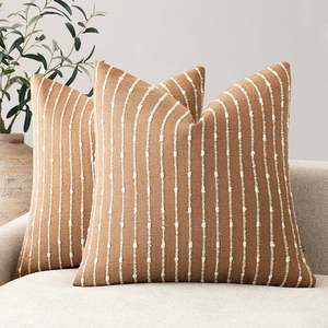 Modern Luxury Boho Cotton Cushions Soft Solid Plaid <b>Throw</b> Pillow Cases Geometric Customized for Home Decor <b>Outdoor</b> Use Woven - Product Image 1