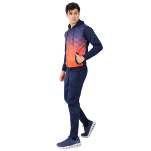 Ensemble de survêtement pour homme avec sweat-shirt à capuche et pantalon de sport, design moderne, vêtements de sport confortables, vêtements de fitness - Product Image 1