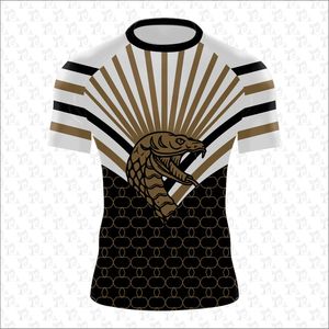 เสื้ออัดพิมพ์แบบกําหนดเองแขนสั้น Oem กีฬาโลโก้ที่กําหนดเองโพลีเอสเตอร์ระเหิดผื่นยามสําหรับผู้ชายที่กําหนดเอง - Product Image 6