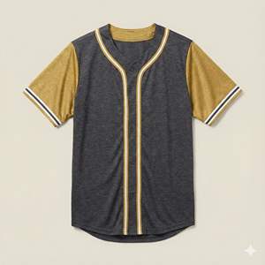 Maillots de baseball personnalisés de haute qualité, 100 % polyester, séchage rapide, respirant, vêtements d'équipe personnalisés pour les tournois et les ligues - Product Image 3
