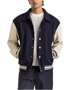 แจ็กเก็ตแบบทีมชาติสำหรับผู้ชายเสื้อแจ็กเก็ตแบบมีฮู้ดระบายอากาศได้ดีมีแขนเสื้อหนังวัวแท้สำหรับฤดูหนาวขายส่ง2025 - Product Image 1