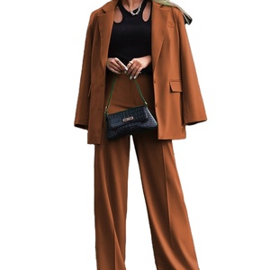 Casual Office Suit Long Sleeve Blazer and Pants 2 Piece Set for Ladies 2026 - Product Image 3