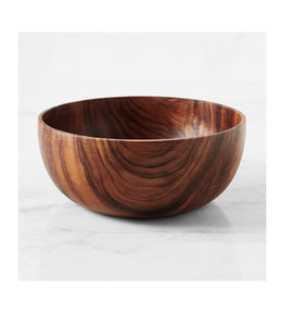 Bol à salade de style américain en bois naturel de haute qualité, écologique, ustensiles de cuisine, vaisselle à riz, bol à mélanger pour la maison et le restaurant - Product Image 5