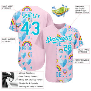 Ropa de equipo de uniforme de béisbol de diseño personalizado 100% jersey de béisbol de poliéster con logotipo personalizado conjunto de uniforme de softbol transpirable - Product Image 3