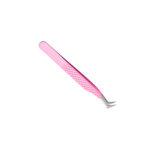 Professional Stainless Steel Beauty Tools With Low MOQ Premium Quality Stainless Steel Reusable Eyelash Tweezers - Product Image 2