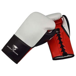 นวมชกมวยหนัง PU แบบมีเชือกผูกสำหรับศิลปะการต่อสู้ถุงมือชกมวยสำหรับมืออาชีพงานตามสั่งทำจาก2024 - Product Image 1