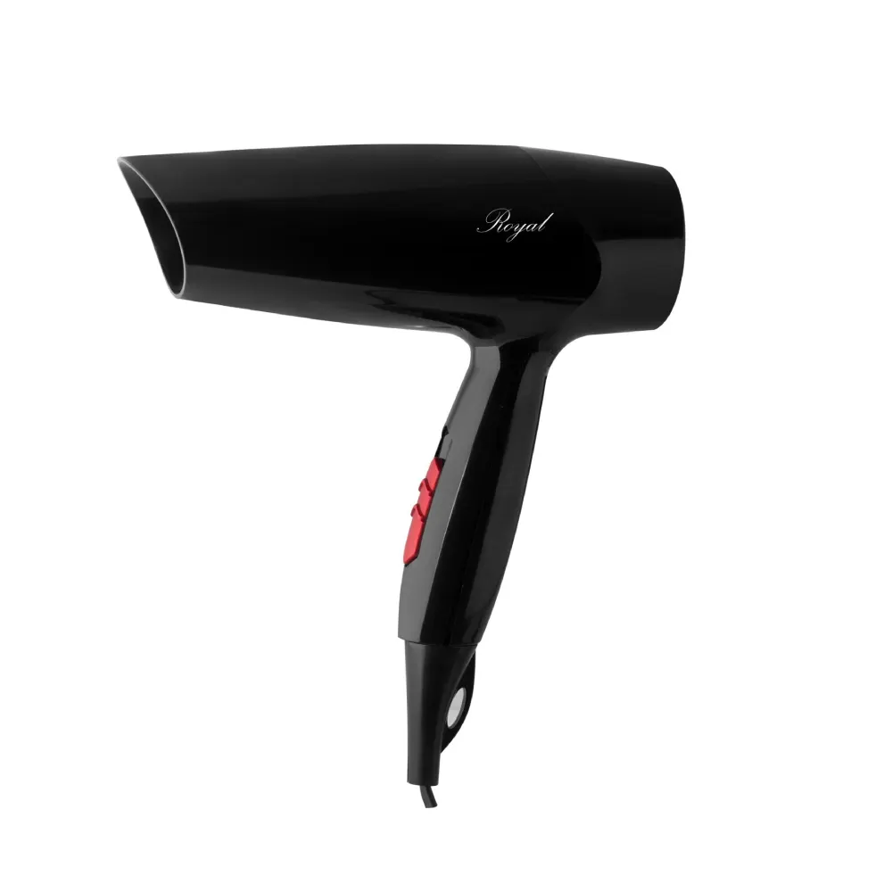 Mini Hair Dryer HD-22 Hot Sale Best Quality Hair Dryer Ion Function 2 Speed Function Injection Cream Black White