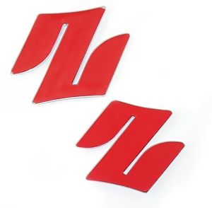 Adecuado para Suzuki Car Chrome Plated S Logo Monogram Badge 2 Unidades - Product Image 4
