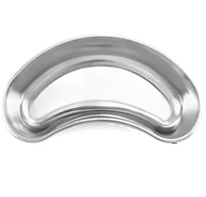 Plateau de chirurgie en acier inoxydable, bassin en forme de rein, plateaux chirurgicaux - Product Image 1