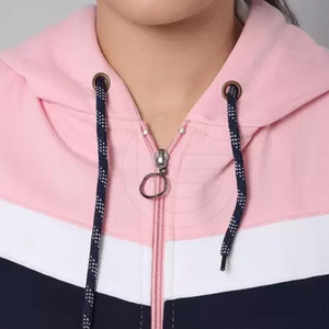 Sudaderas con capucha de material suave de alta calidad para mujer, ropa de calle informal con cuello con capucha, gran oferta en invierno con logotipo frontal a bajo precio - Product Image 4