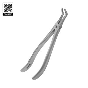 คีมถอนฟันแบบแมนนวลจากโรงงานโดยตรง หลายขนาด สำหรับฟันบนและฟันล่าง ใช้สำหรับถอนรากฟัน ฆ่าเชื้อได้ ออกแบบตามหลักสรีรศาสตร์ - Product Image 3