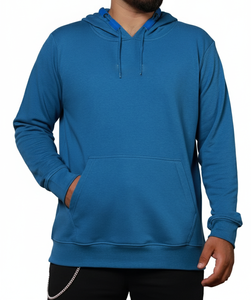 Autumn/Winter Heavyweight 100% Cotton Custom <b>Printed</b> Solid Color Plain Dyed Men's Unisex Oversized Hoodies Embroidery - Product Image 1