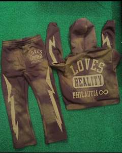 OEM 65 Percent Cotton Jogging Suit <b>for</b> <b>Women</b> 2 Piece Yoga Wear Sports Sweatsuit Hoodie and <b>Sweatpants</b> Set - Product Image 4