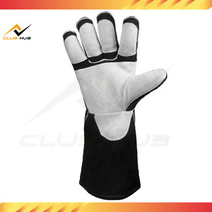 ถุงมือเชื่อมหนังวัวแบบแยกระบายอากาศได้กันลื่นทนความร้อนสำหรับงานเชื่อมงานเชื่อมกลางแจ้ง - Product Image 3