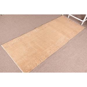 พรมตุรกี ขนาดใหญ่พิเศษ 2.6x6.5 ฟุต พรมลายต้นไม้และพืชสีเบจ - Product Image 2