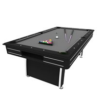 Club comercial barato pizarra Brunswick estilo americano mesa de billar 7 pies
