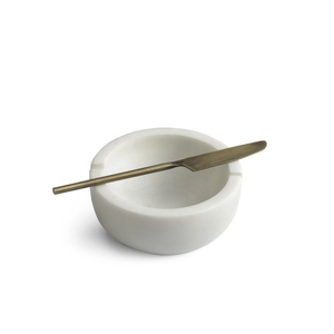 Boîte à beurre en marbre ustensiles de cuisine plateau à nourriture et à dessert vaisselle solide blanche de meilleure qualité avec produit en vente - Product Image 4