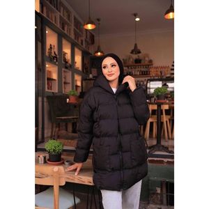 Piumino Oversize nero da donna - Product Image 1