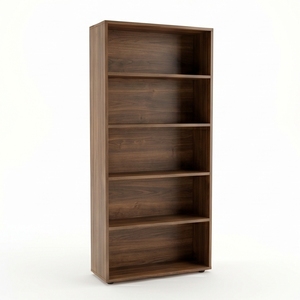 Color 5-Shelf Bookcase Modern <b>Storage</b> Unit for Home Office Use - Product Image 3