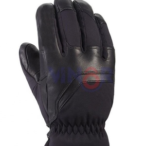 Guantes de esquí calefactables impermeables de invierno de rango superior mitones de esquí de cuero a prueba de viento para niños cómodos deportes y conducción guantes de esquí - Product Image 5