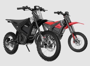 BEST_Yo_zma IN10 Moto tout-terrain électrique, 2600W 64,4 km/h Moto électrique avec batterie 48V/23AH, Freins hydrauliques complets et - Product Image 2