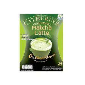 Hot Deal of Green Tea Matcha Latte Catherine Polvo instantáneo Adelgazante Control de peso Dieta de desintoxicación Producto de Tailandia Edad adulta