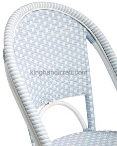 Elegante SILLA DE bistró francés apilable para comedor interior al aire libre-Silla de bistró de mimbre de ratán resistente a la intemperie - Product Image 6