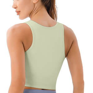 2025 nouveau léger vêtements de sport haut Impact dos ouvert creux Fitness sport soutien-gorge pour femmes Yoga soutien-gorge Gym course antichoc - Product Image 4