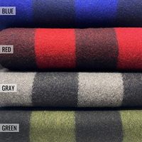 64x88 Grande couverture à carreaux 80% laine 4.5 Lbs Chaud Épais Lavable Idéal pour Camping En Plein Air Événements Sportifs Kits De Survie Avior