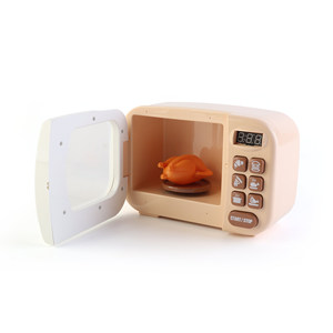 ROBINCOOL. 'HAPPY GOURMET' <b>Microwave</b> Oven <b>Toy</b> 40 X 12 X 21 CM with Accessories Sound and Light Effects - Product Image 3