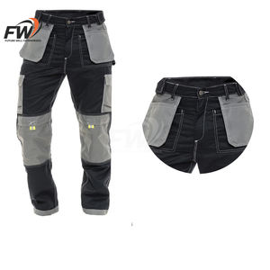 Pantalones de Trabajo de Pana de Secado Rápido para Hombre, con Múltiples Bolsillos, Transpirables, 100% Algodón, Estilo Urbano, con Cordón Ajustable - Product Image 4