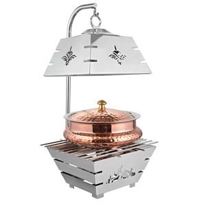 Eco Friendly Decorative Iron Wire Metal Casseroles Serving Chafing Dish Weddings Party Decoration <b>Food</b> <b>Warmer</b> Chafing Dish - Product Image 6